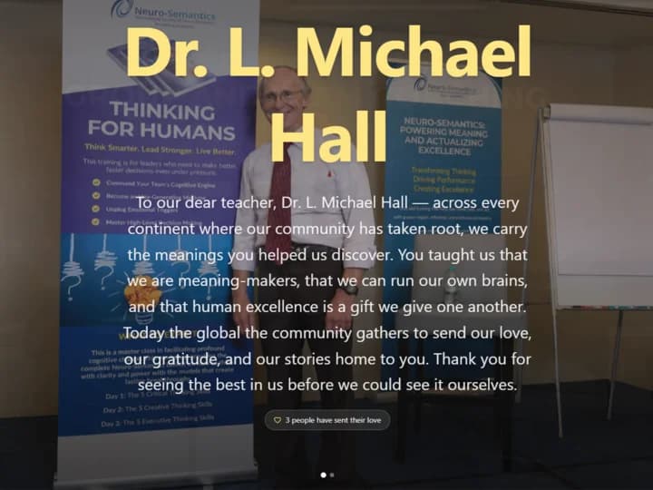 Reflections tribute slideshow — Dr. Michael Hall